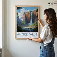 Angel Falls Poster - Venezuela Wall Art
