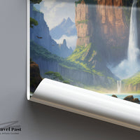 Angel Falls Poster - Venezuela Wall Art