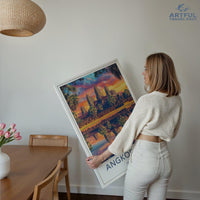 Angkor Poster | Cambodia Wall Art | Southeast Asia Decor