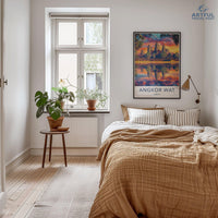 Angkor Poster | Cambodia Wall Art | Southeast Asia Decor