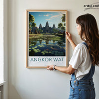 Angkor Wat Poster - Cambodia Wall Art