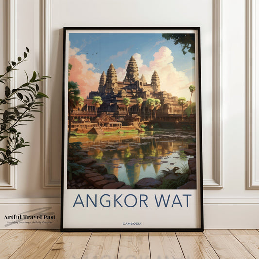 Angkor Wat Poster - Cambodia Wall Art
