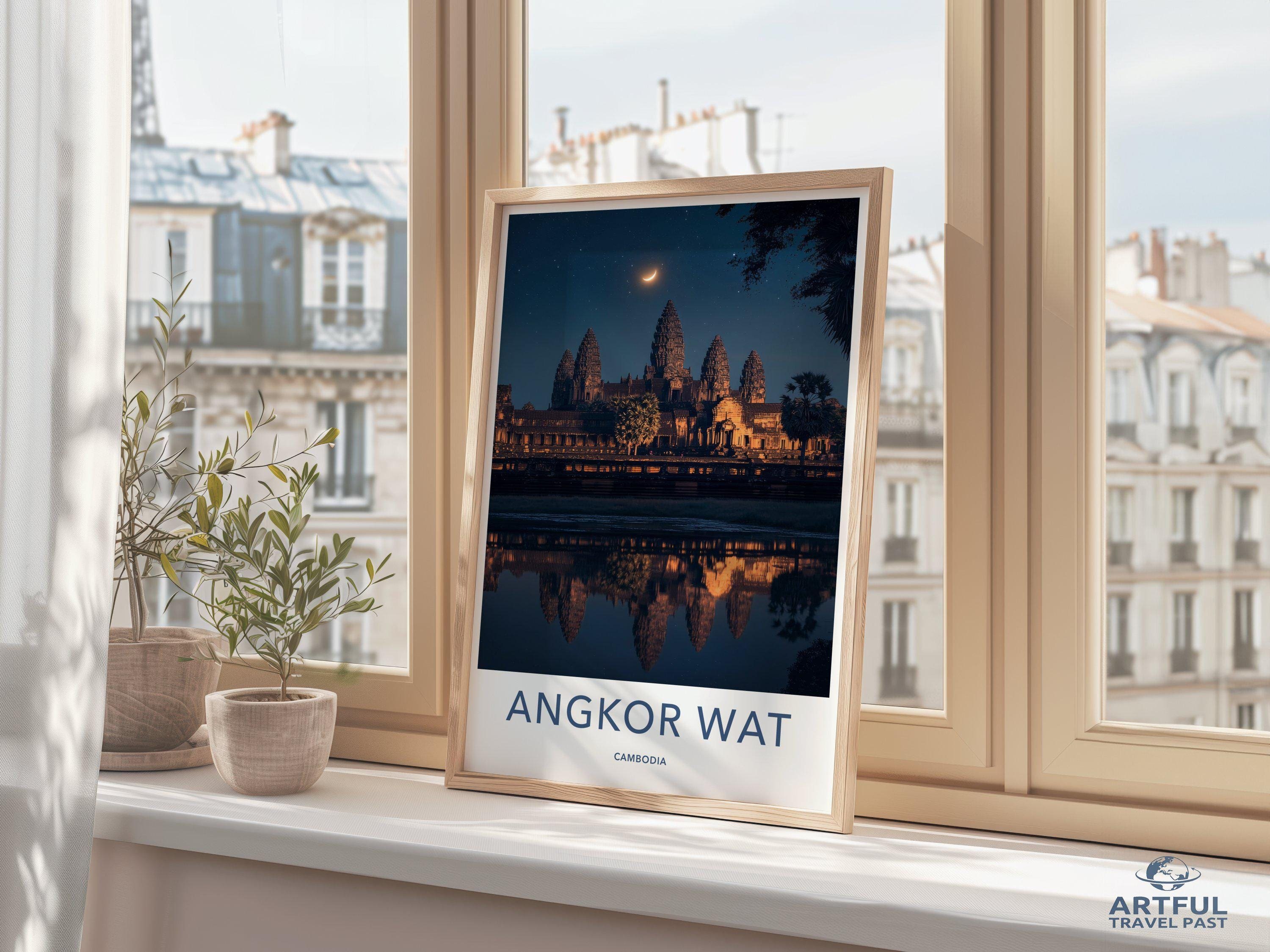 Angkor Wat Poster - Cambodia Wall Art