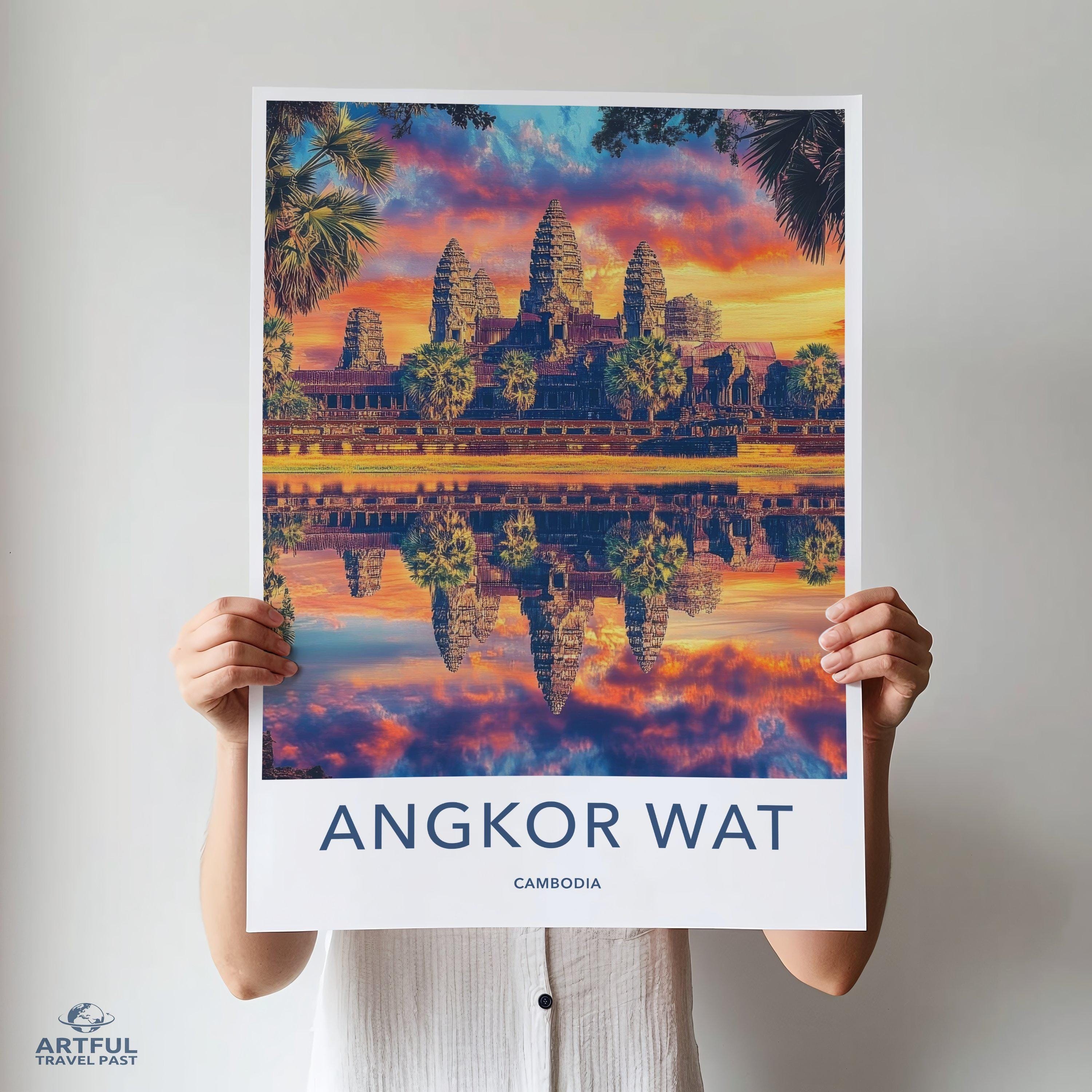 Angkor Wat Poster - Cambodia Wall Art