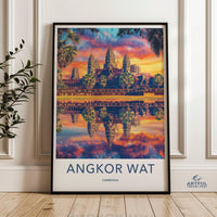 Angkor Wat Poster - Cambodia Wall Art