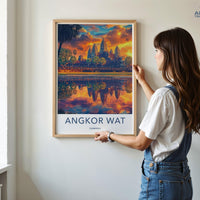 Angkor Wat Poster - Cambodia Wall Art