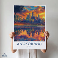 Angkor Wat Poster - Cambodia Wall Art