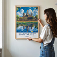 Angkor Wat Poster - Cambodia Wall Art