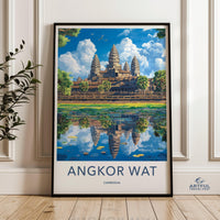 Angkor Wat Poster - Cambodia Wall Art