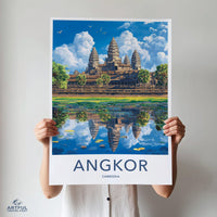Angkor Wat Poster - Cambodia Wall Art