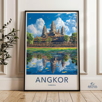 Angkor Wat Poster - Cambodia Wall Art