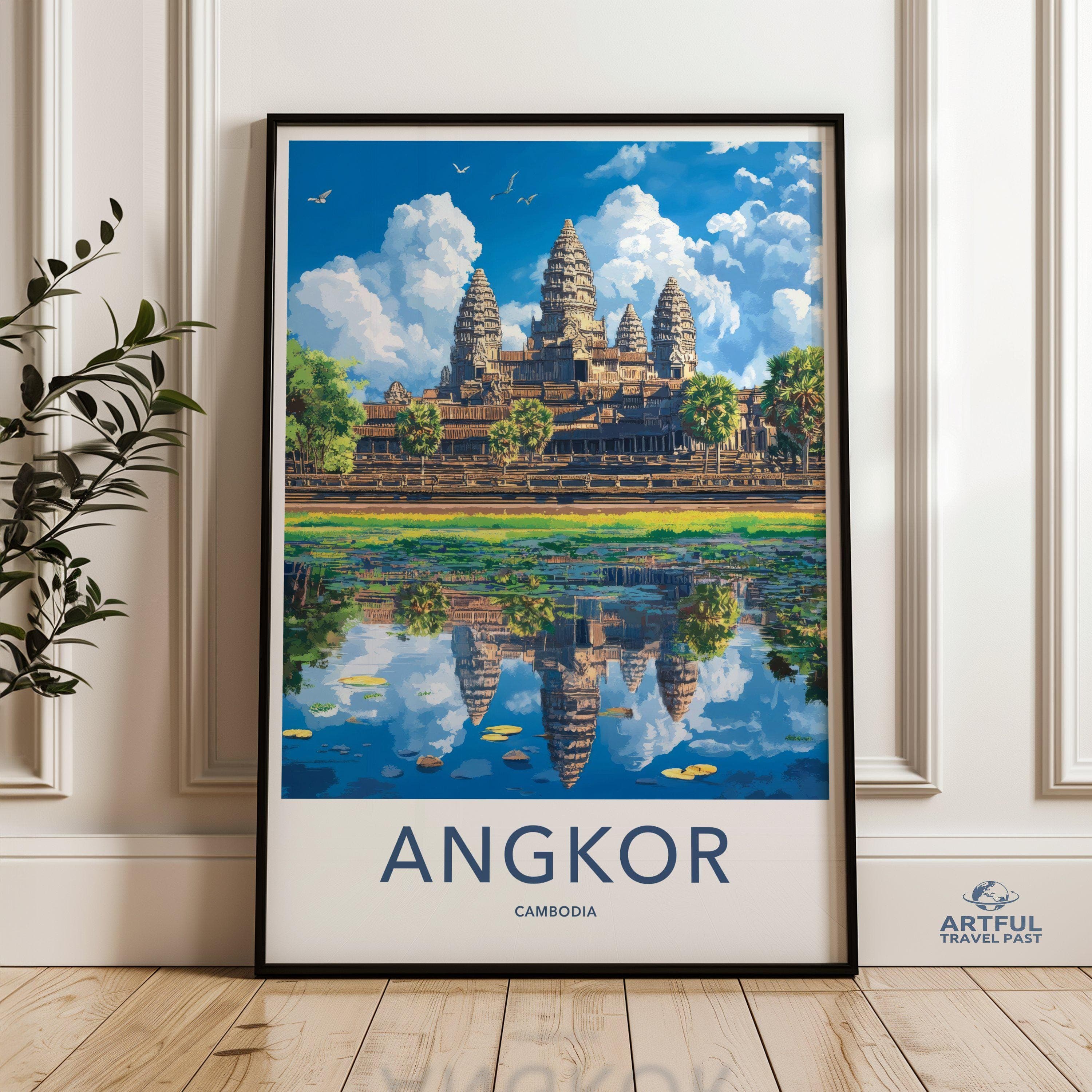 Angkor Wat Poster - Cambodia Wall Art
