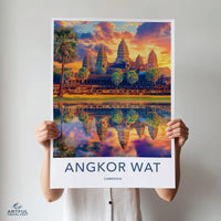 Angkor Wat Poster - Cambodia Wall Art