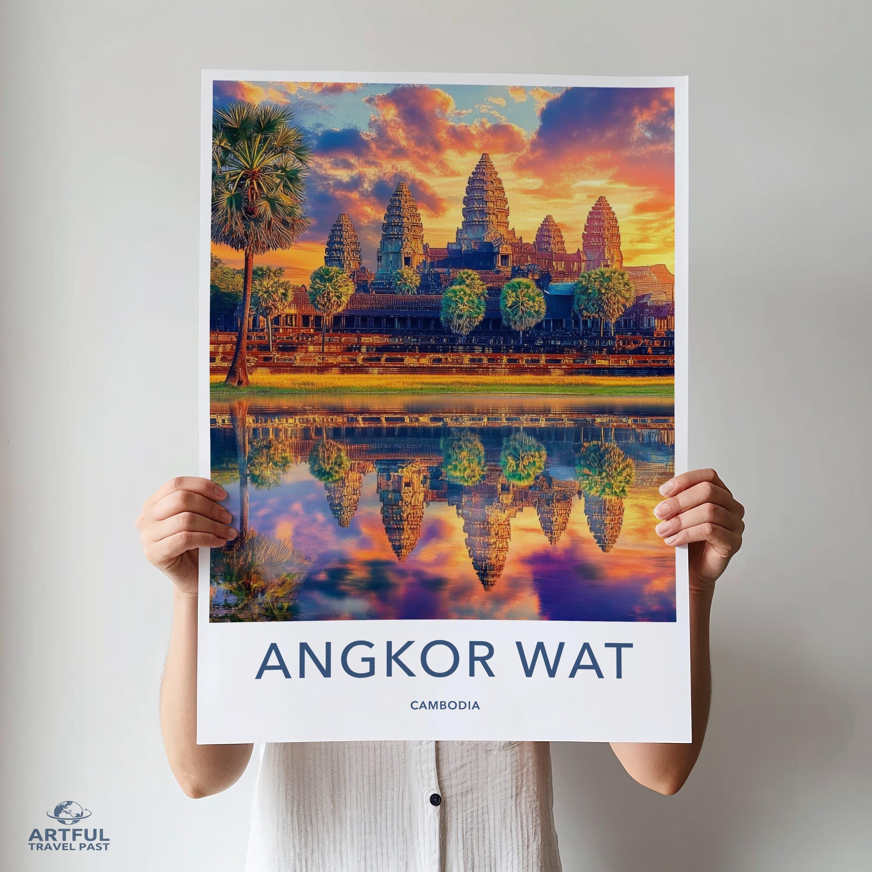 Angkor Wat Poster - Cambodia Wall Art