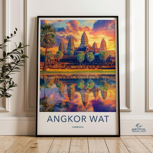 Angkor Wat Poster - Cambodia Wall Art