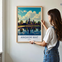 Angkor Wat Poster - Cambodia Wall Art