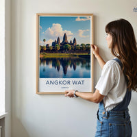 Angkor Wat Poster - Cambodia Wall Art