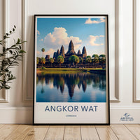 Angkor Wat Poster - Cambodia Wall Art