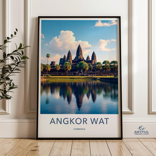 Angkor Wat Poster - Cambodia Wall Art