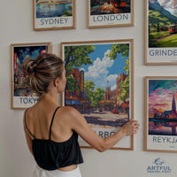 Ann Arbor Poster - Michigan Wall Art