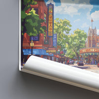 Ann Arbor Poster - Michigan Wall Art
