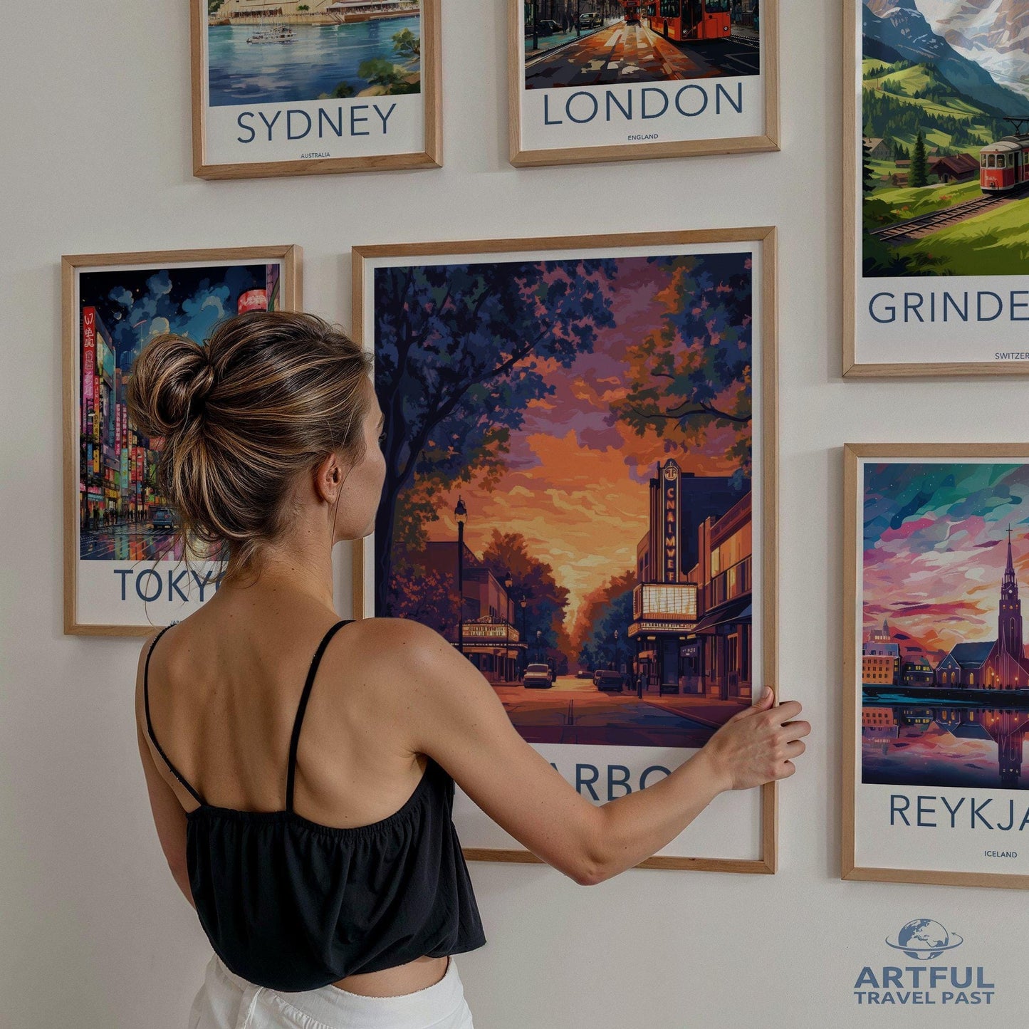 Ann Arbor Poster - Michigan Wall Art