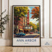 Ann Arbor Poster - Michigan Wall Art