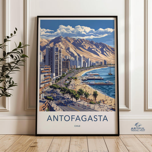 Antofagasta Poster - Chile Wall Art
