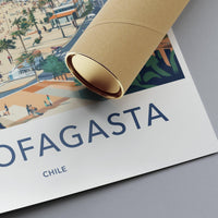 Antofagasta Poster | Chile Wall Art | South America Decor