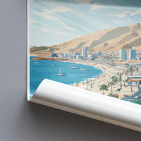 Antofagasta Poster | Chile Wall Art | South America Decor