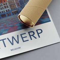 Antwerp Poster - Belgium Wall Art