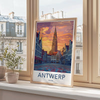 Antwerp Poster - Belgium Wall Art