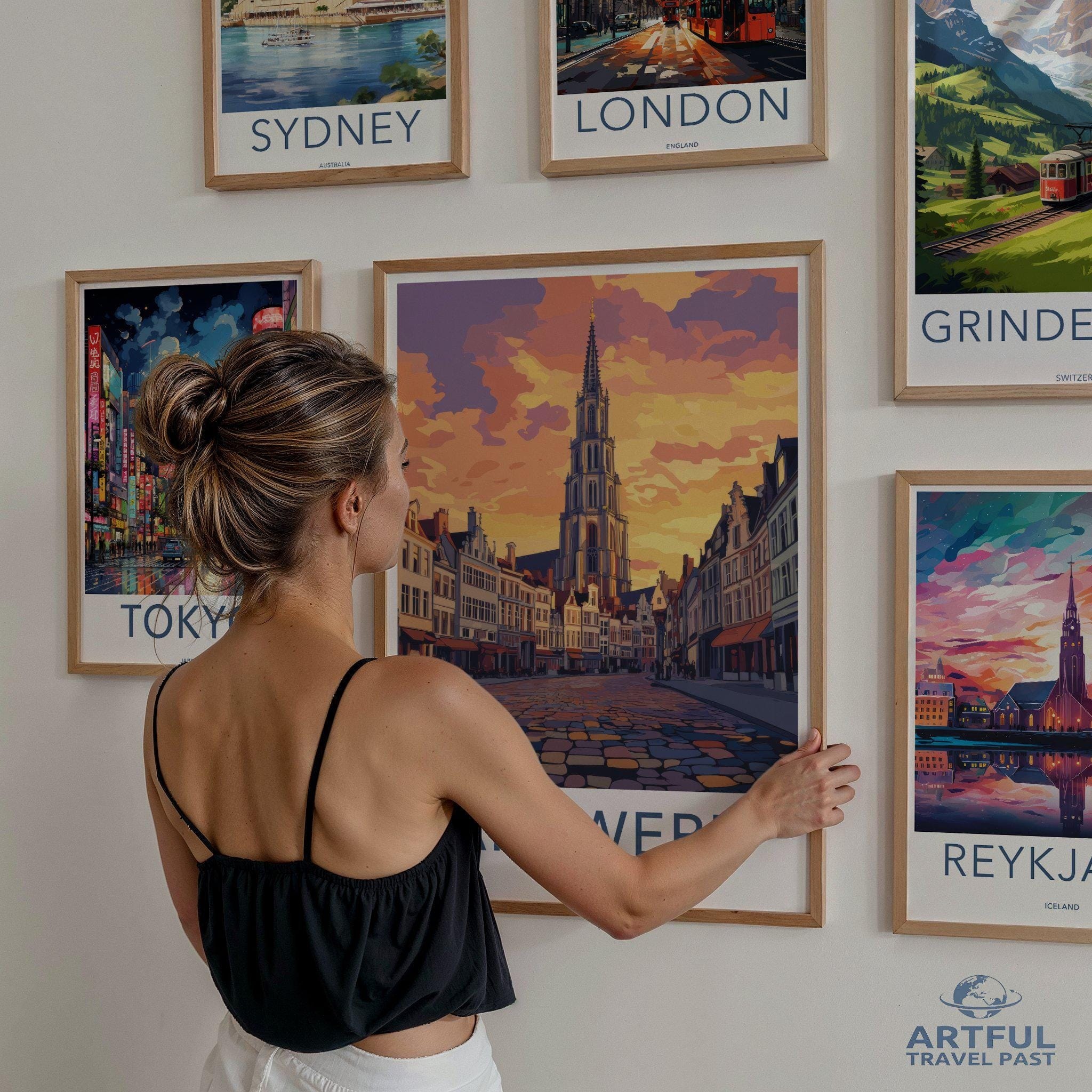 Antwerp Poster - Belgium Wall Art