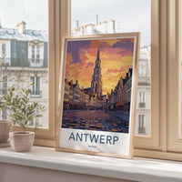 Antwerp Poster - Belgium Wall Art