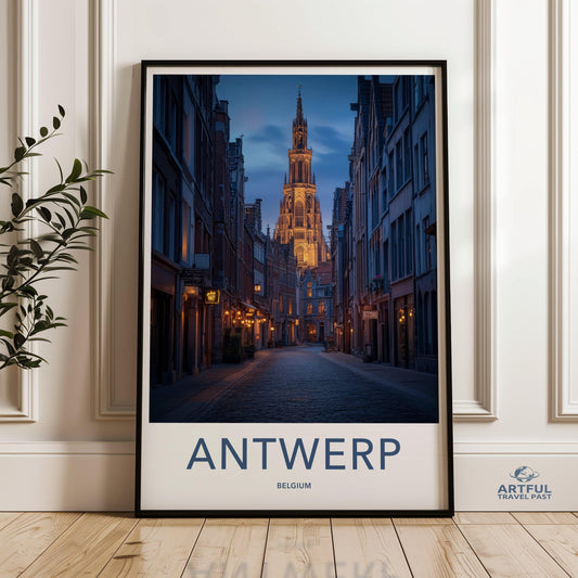Antwerp Poster - Belgium Wall Art