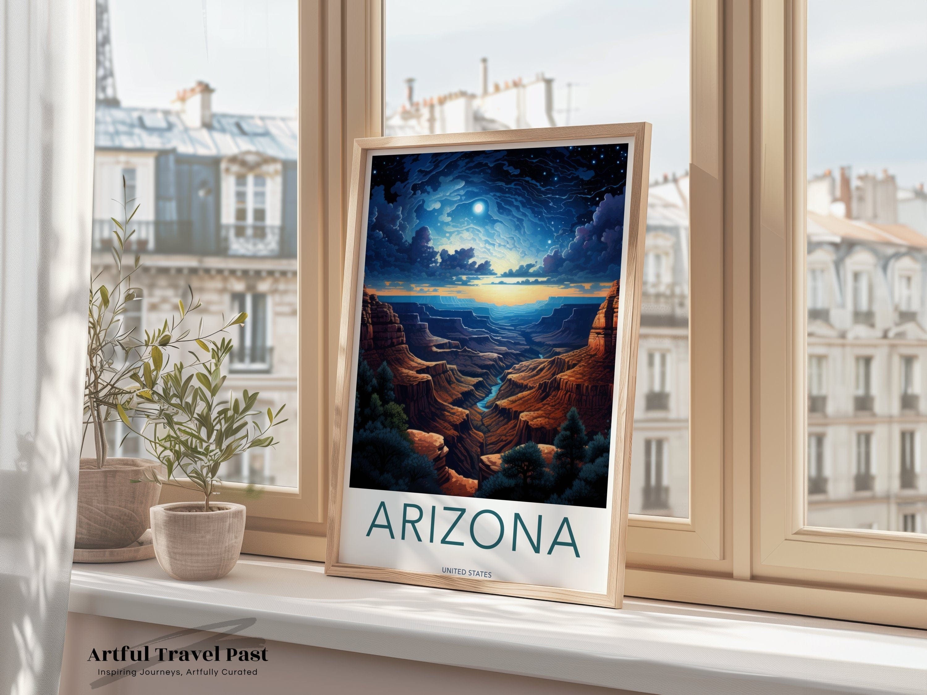Arizona Poster | Grand Canyon National Park | USA Wall Art