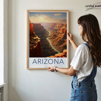 Arizona Poster | Grand Canyon National Park | USA Wall Art