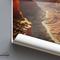 Arizona Poster | Grand Canyon National Park | USA Wall Art