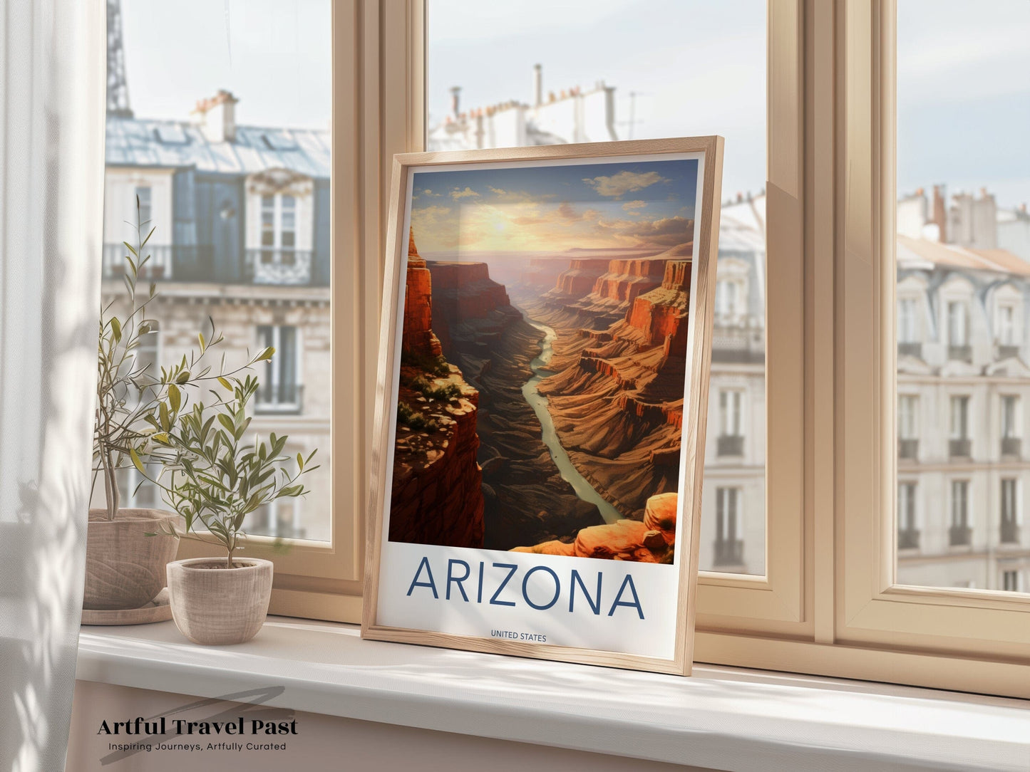 Arizona Poster | Grand Canyon National Park | USA Wall Art