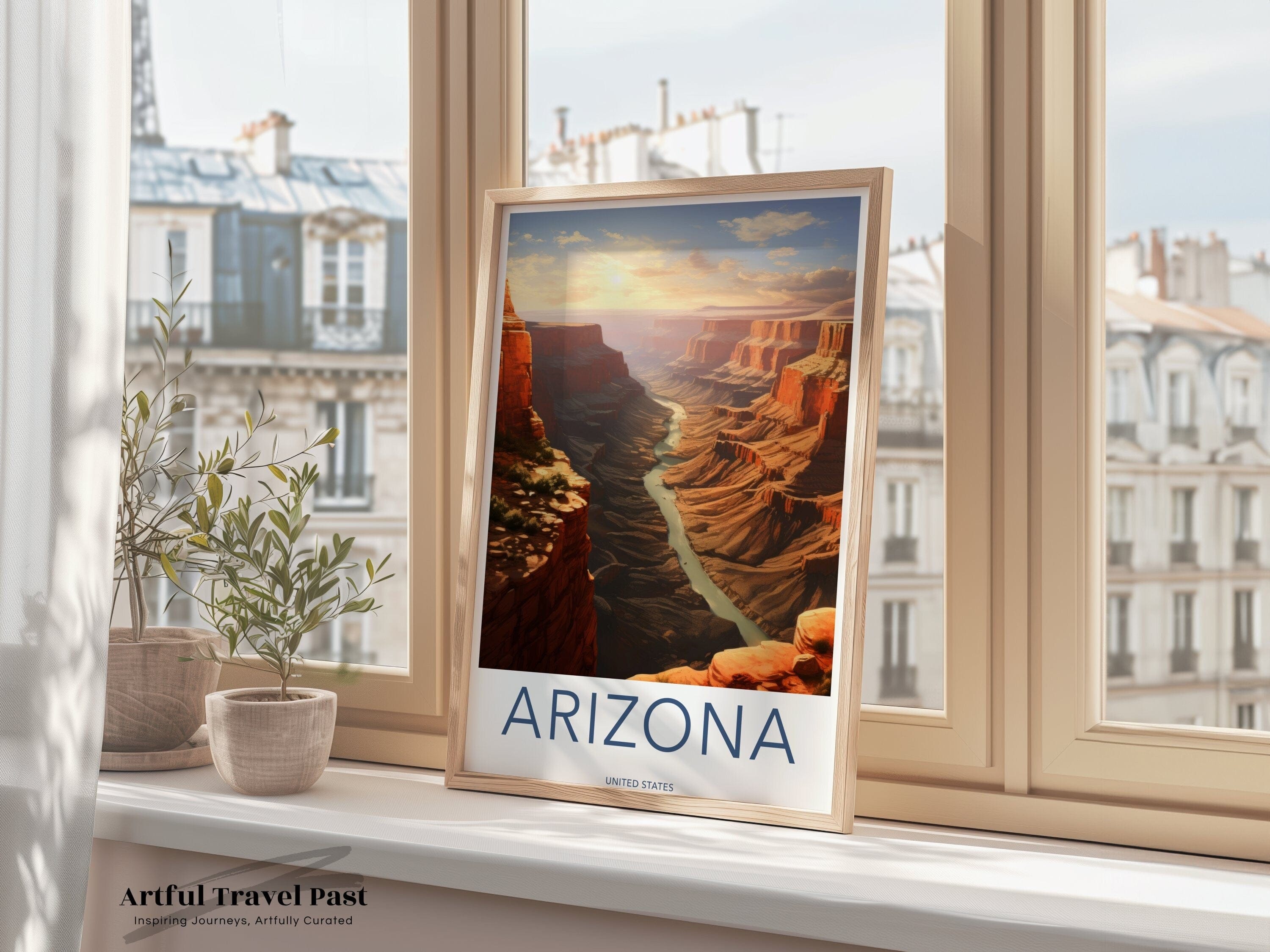Arizona Poster | Grand Canyon National Park | USA Wall Art