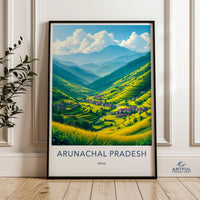 Arunachal Pradesh Poster - India Wall Art