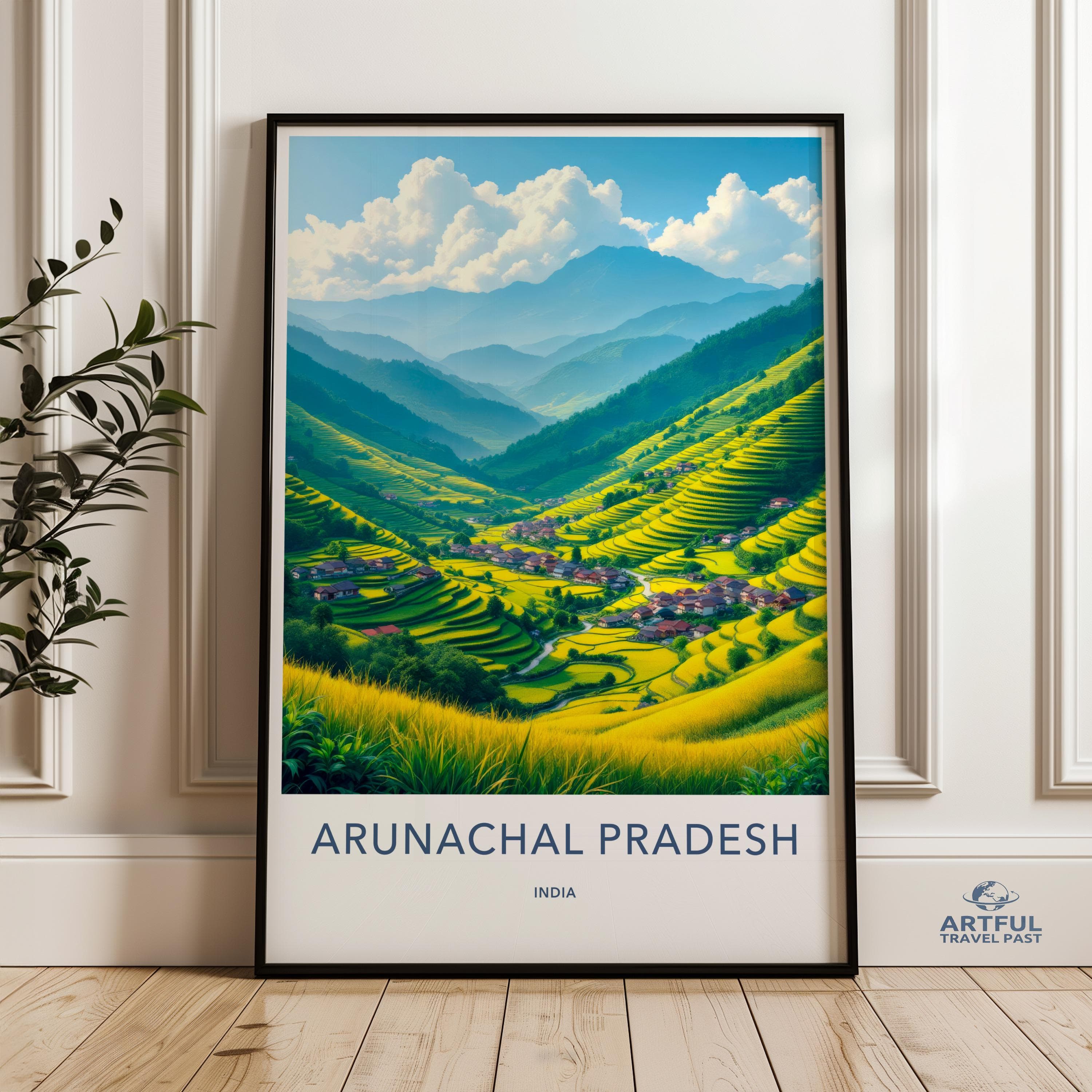 Arunachal Pradesh Poster - India Wall Art