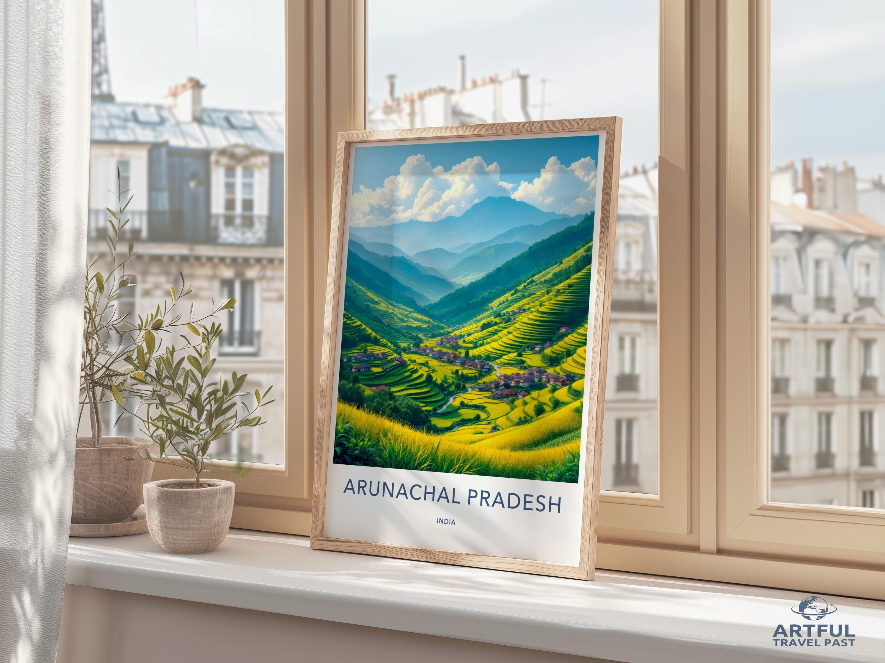 Arunachal Pradesh Poster - India Wall Art