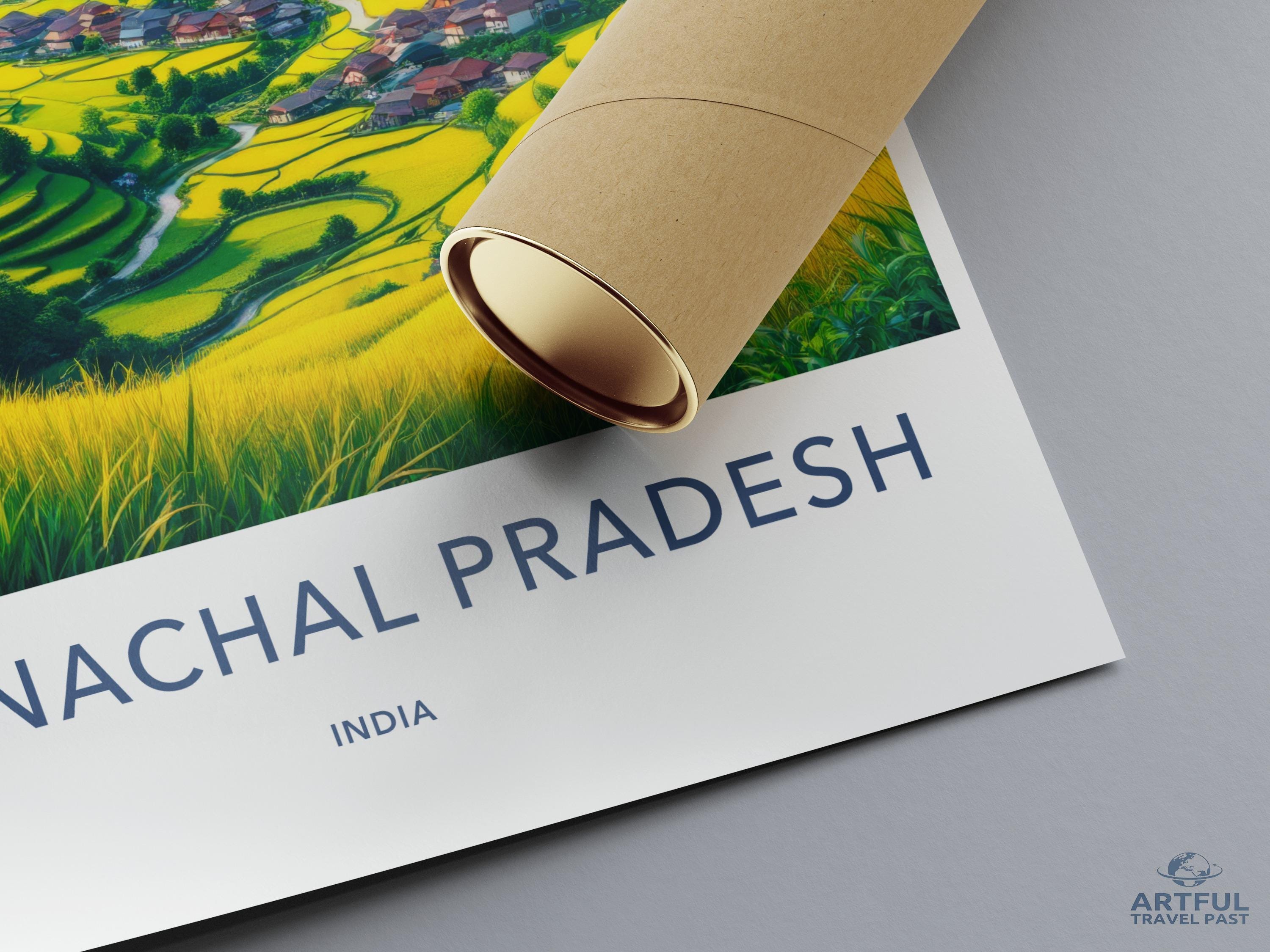 Arunachal Pradesh Poster - India Wall Art