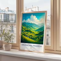 Arunachal Pradesh Poster - India Wall Art