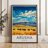 Arusha National Park Poster | Tanzania Wall Art