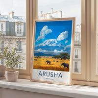 Arusha National Park Poster - Tanzania Wall Art