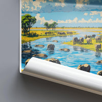 Arusha National Park Poster | Tanzania Wall Art
