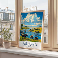 Arusha National Park Poster | Tanzania Wall Art