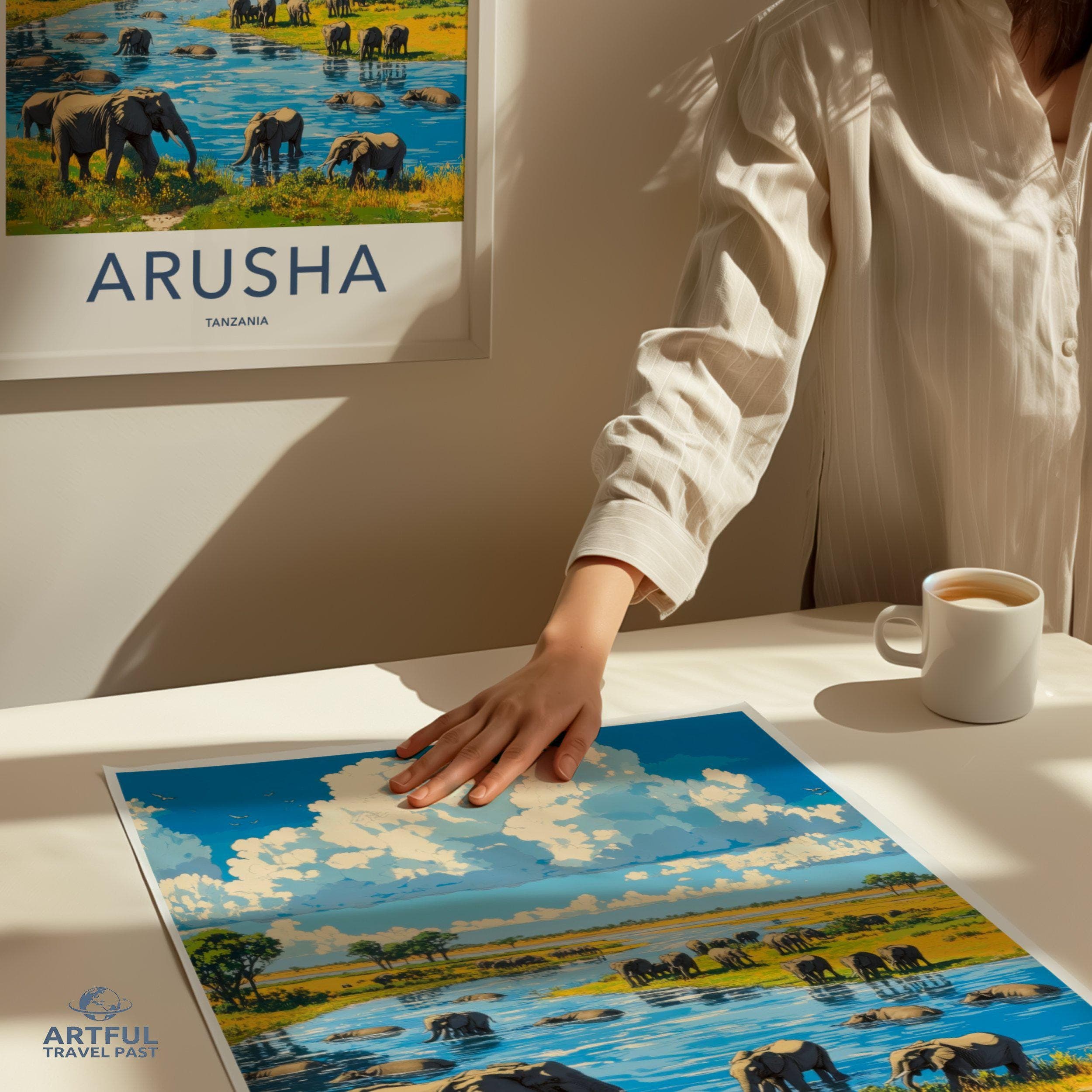 Arusha National Park Poster | Tanzania Wall Art